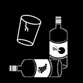 afval: glas